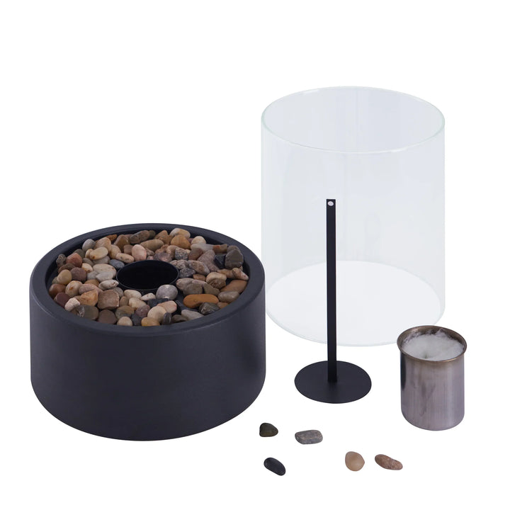 Stylish &amp; modern table fire lantern