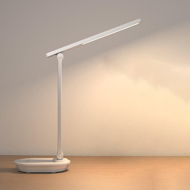 Modern double foldable eye care wireless rechargeable LED desk lamp