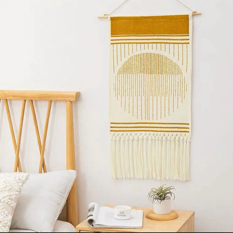 Geometric Tufted Wall Carpet