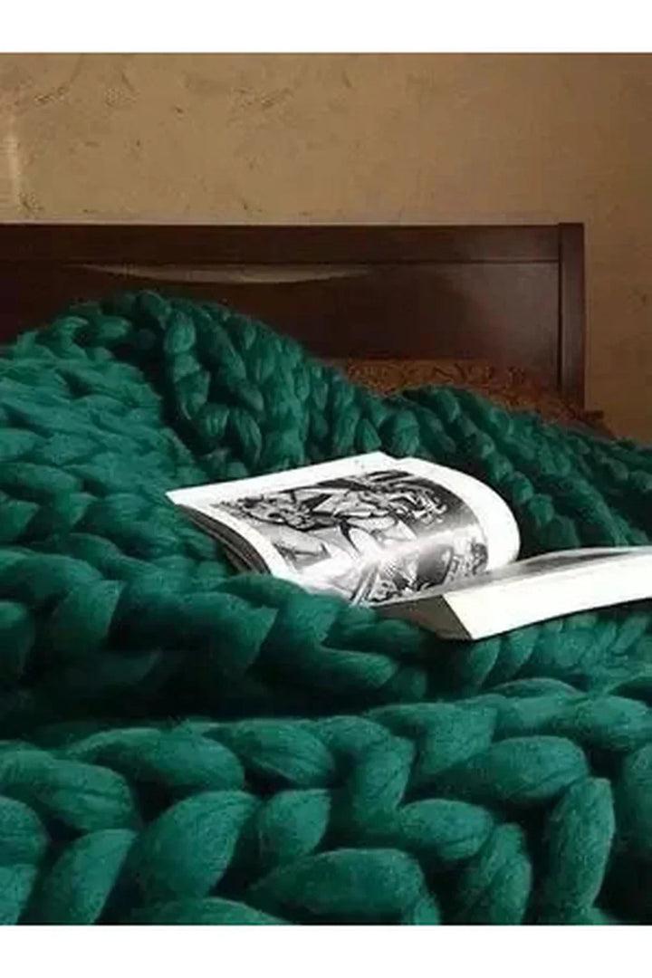 Cozy Knit Chunky Blanket