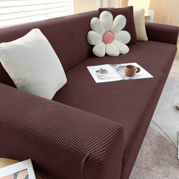 FlexiCover Elastic Sofa Cover – Protection Cover for Corner Sofas and Standard Sofas