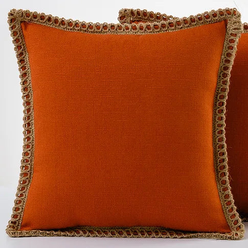 colourful pillowcases in French style