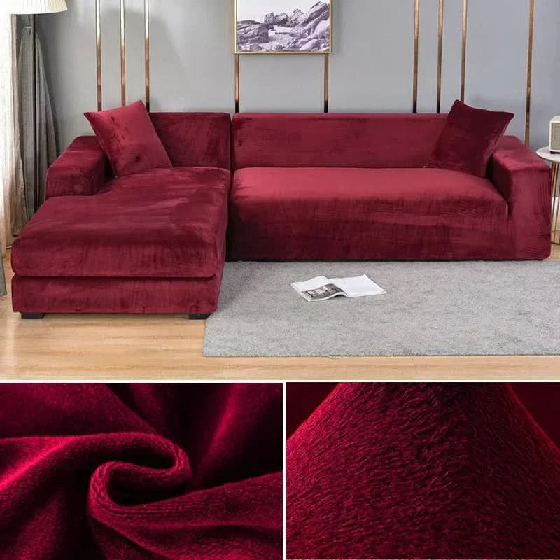 PlushFit - High-Quality Sofa Covers Made of Stretch Velvet