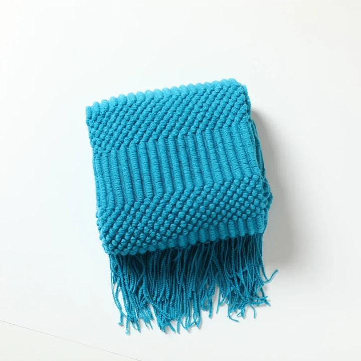 Nordic Style Dick Knitted Blanket