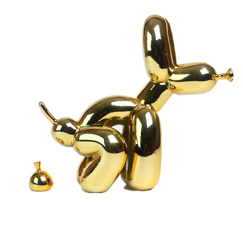 Balloon Dog Sculpture, Balloon Art Statue, Mini Collectible Figure, Home Decor, Resin Figure, Desk Accessories, Room Decoration