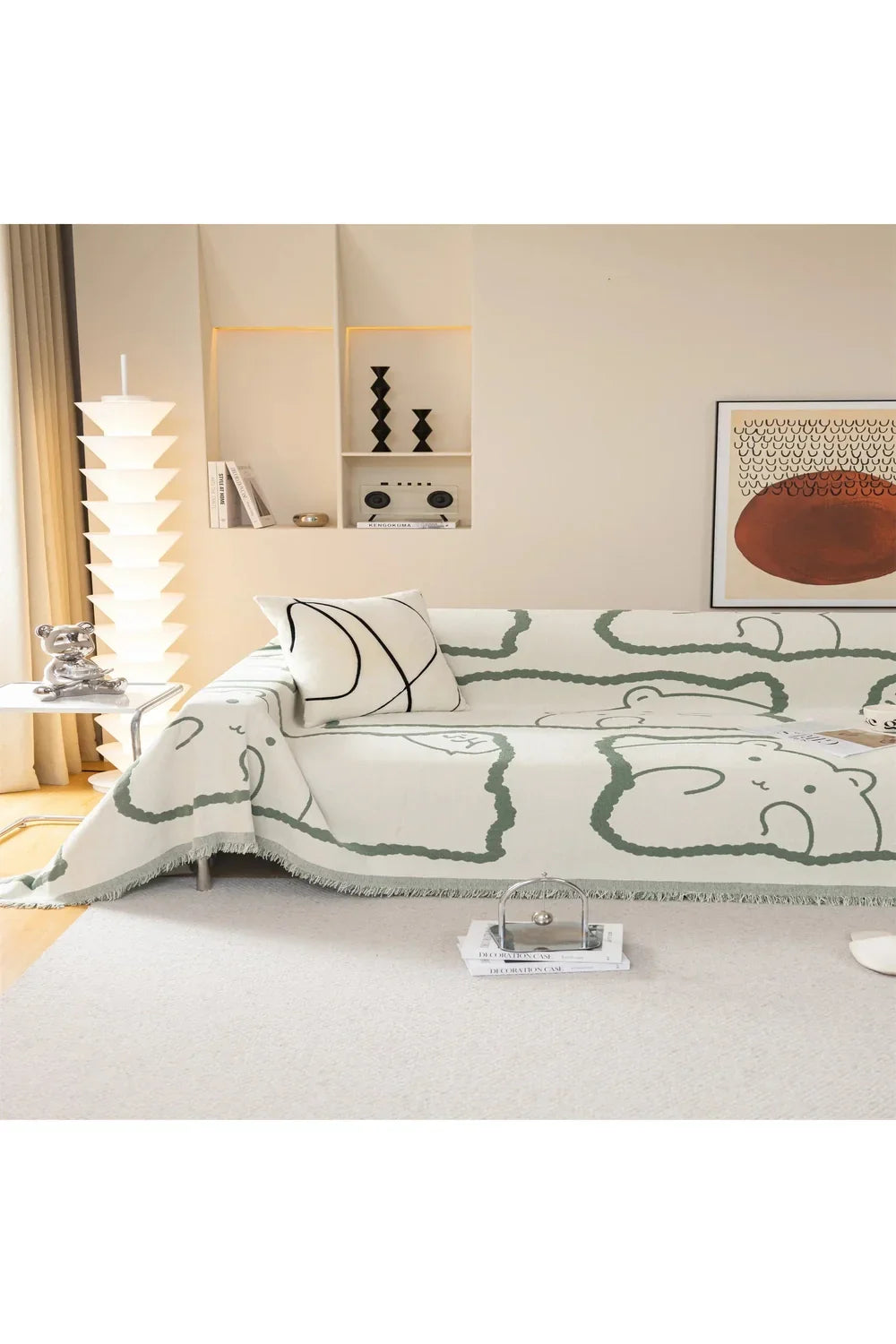 Living room sofa cover |