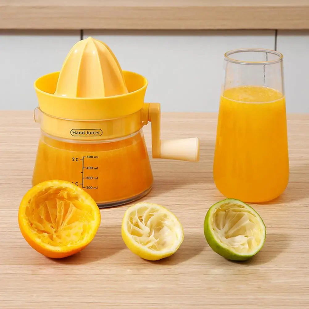 Dual Press Hand-operated Effortless Lemon Fruit Juicer