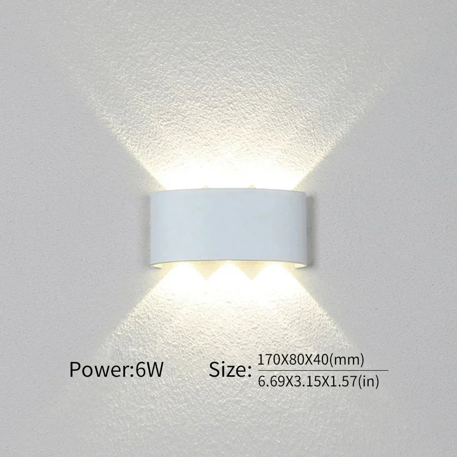 Modern lighting, indoor or outdoor: The versatile LED wall lamp