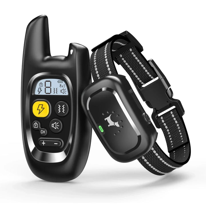 Dog Training Collar with Remote – Shock Lock, Sound &amp; Vibration Modes, Waterproof, 1600ft Range