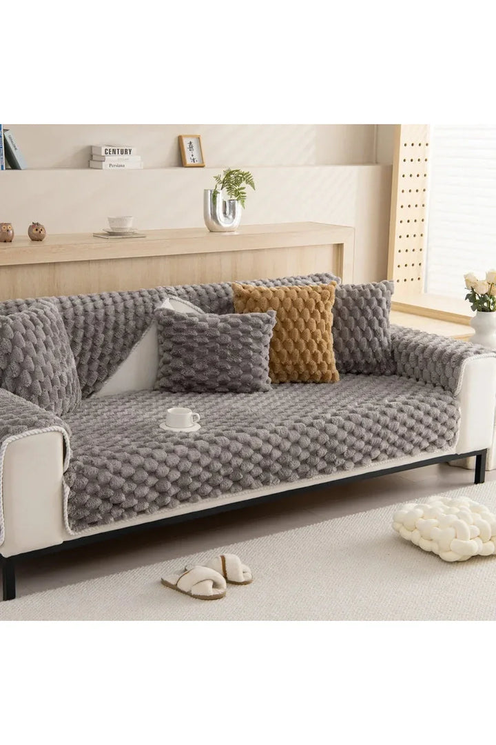 Velvet sofa cover |