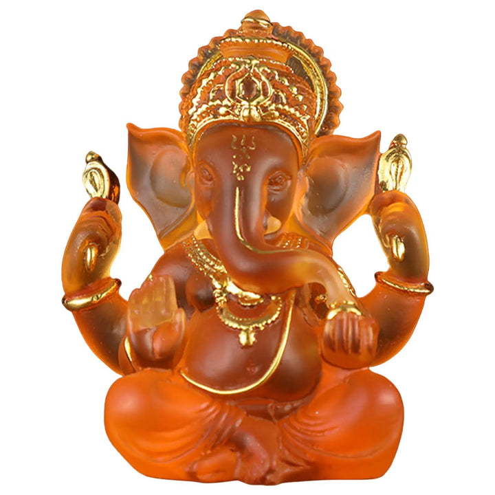 Rare coloured semi-transparent Ganesh statues for luck in your home