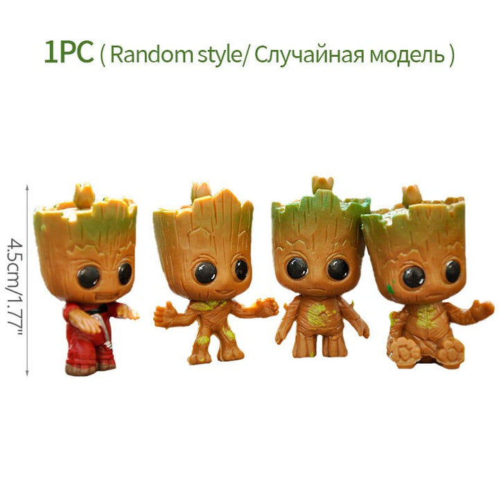 Cartoon Large Miniature Figure: Playful Office Decoration