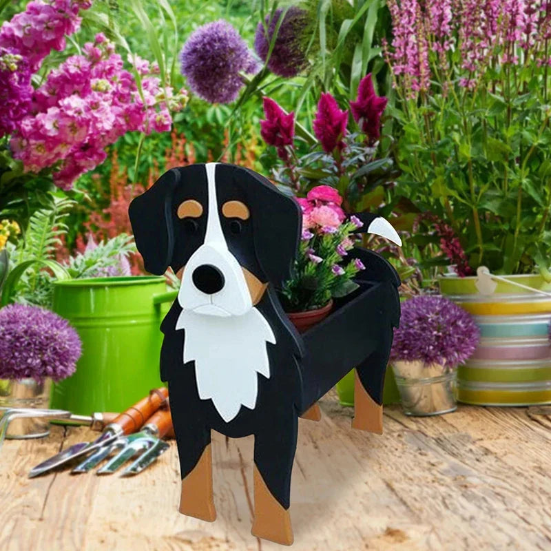 Flower Pot - Pawsome - Dog Plant Container - Various Breeds