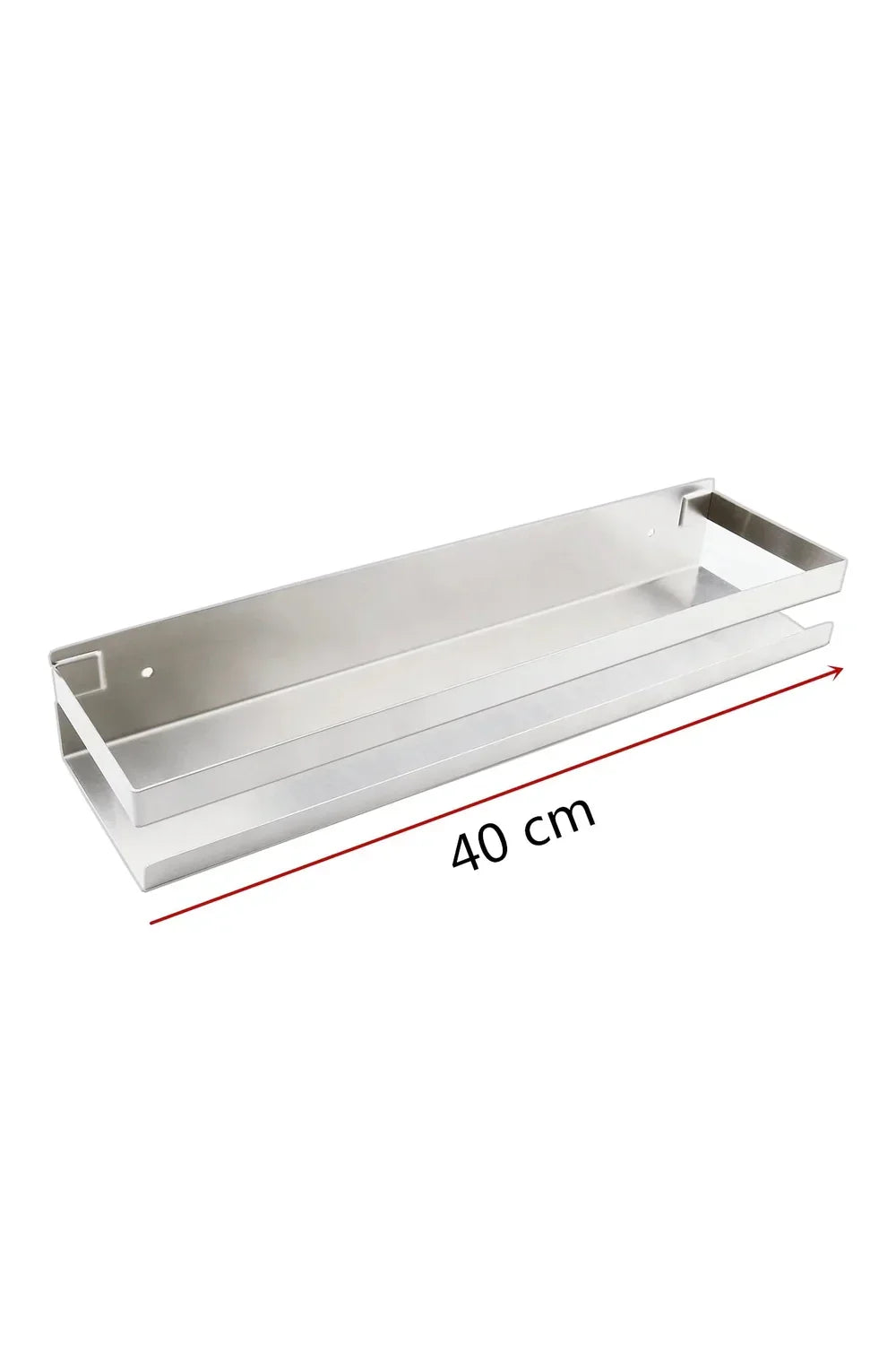 Modern black floating shelves