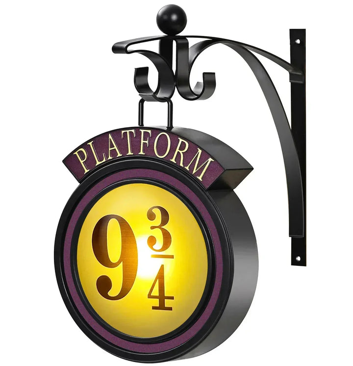 Harry Potter 9 3/4 Figure Night Light LED Magic Wall Lamps Platform Hogwarts 3D Lamp Harry&