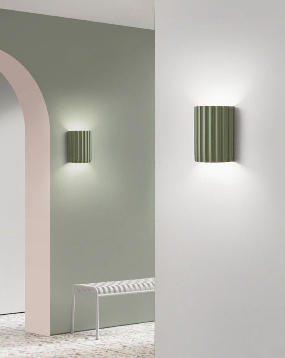 Folding colour Resin LED Wall Light Lamp
