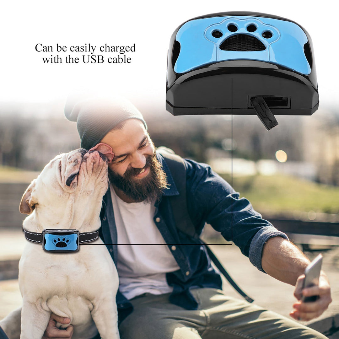 Painless Anti-Bark Collar – Vibrations &amp; Ultrasound for Dogs