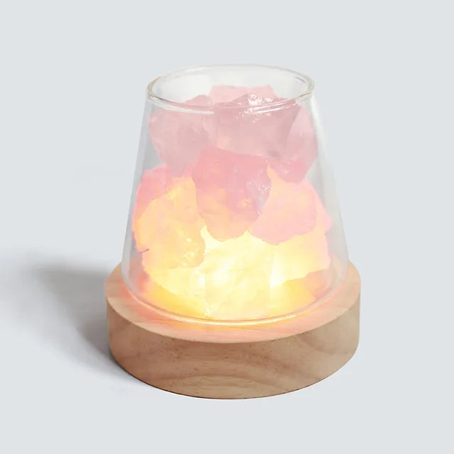 Himalaya Salt Lamp - Crystal Night Light &amp; Essential Oil Diffuser