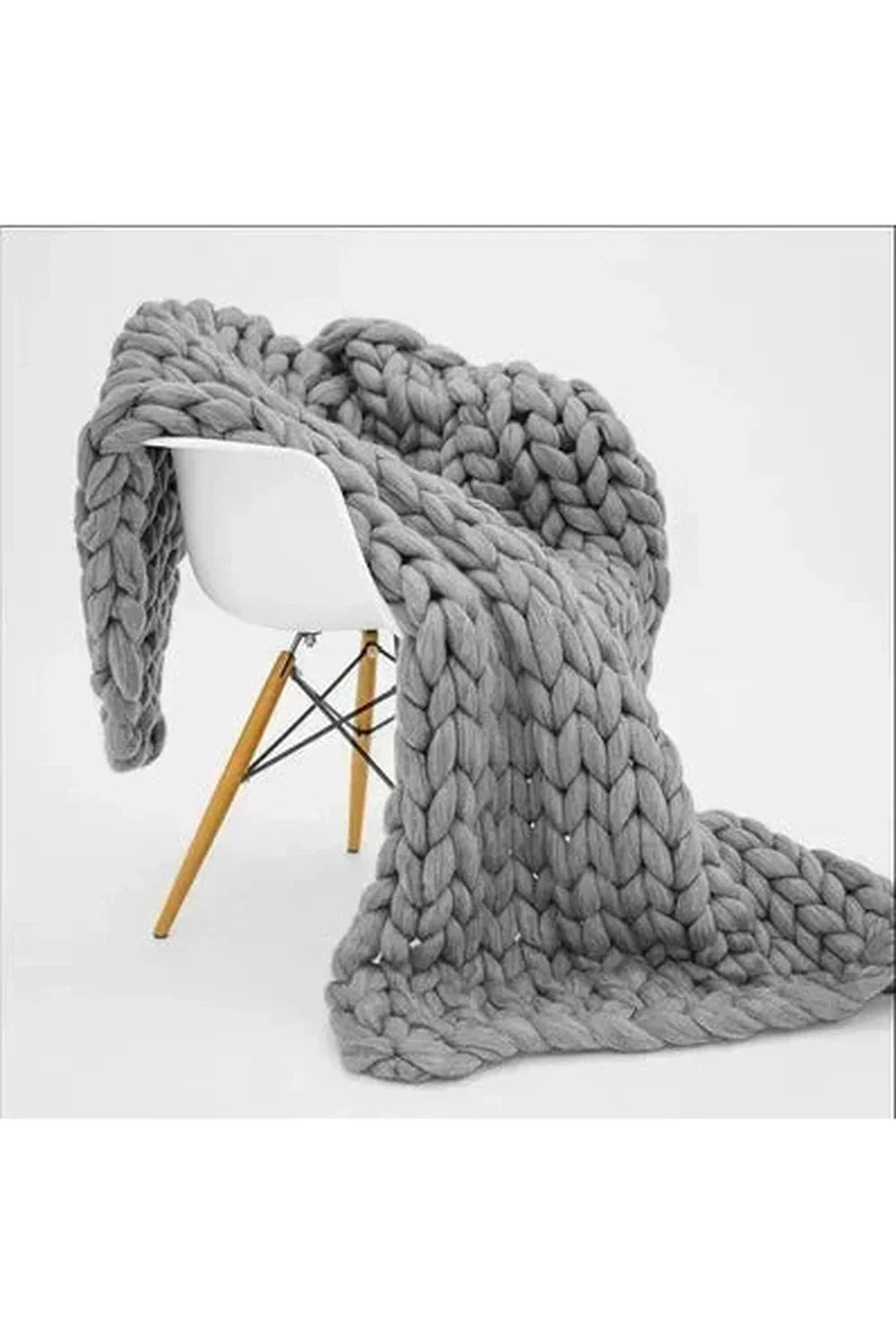 Cozy Knit Chunky Blanket
