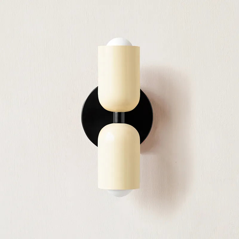 Double Head Wall Lamp Black Base