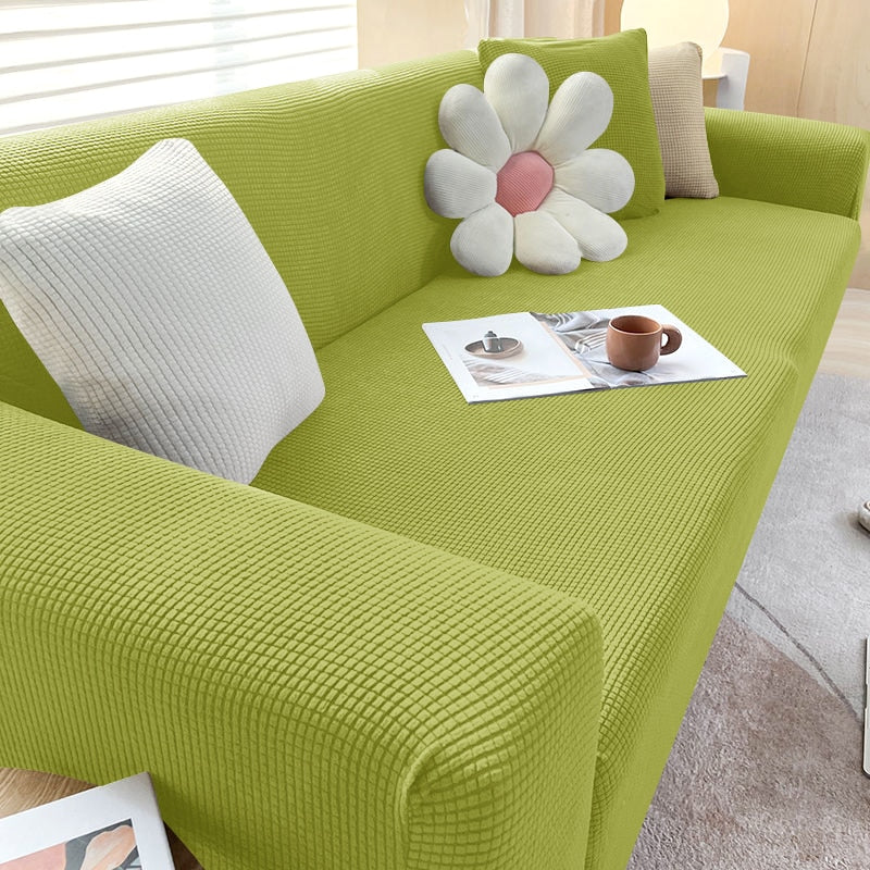 FlexiCover Elastic Sofa Cover – Protection Cover for Corner Sofas and Standard Sofas