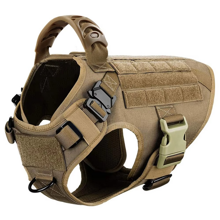 Tactical Dog Harness and Leash Set for Medium and Large Dogs