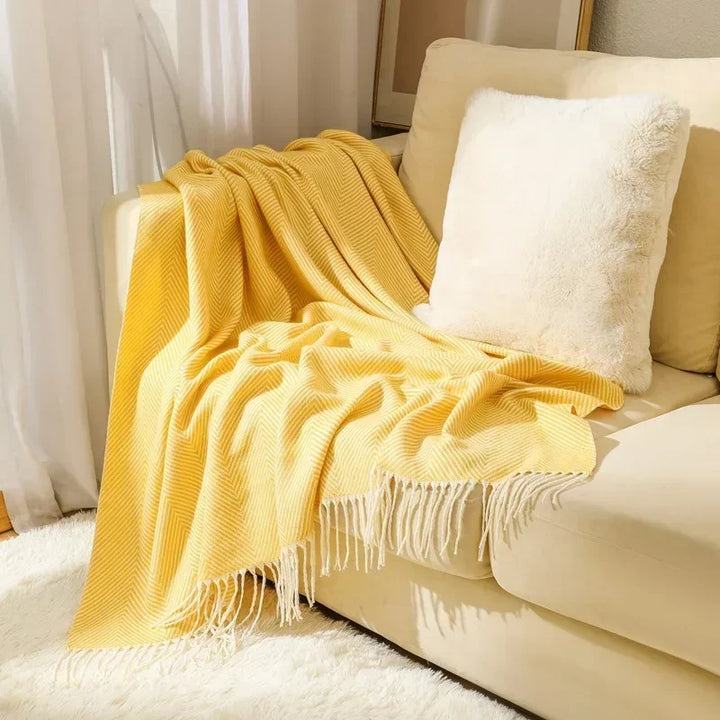Nordic Stripe Throw Sofa Blanket
