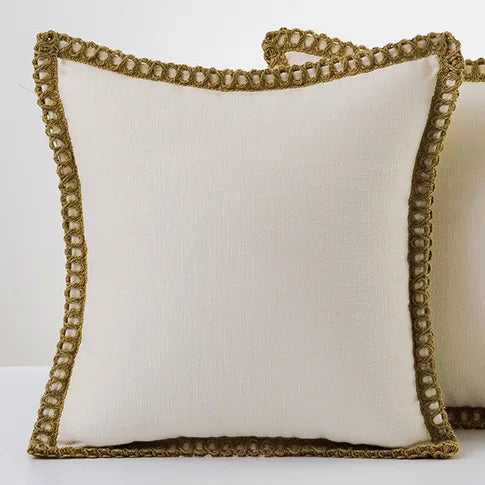 colourful pillowcases in French style