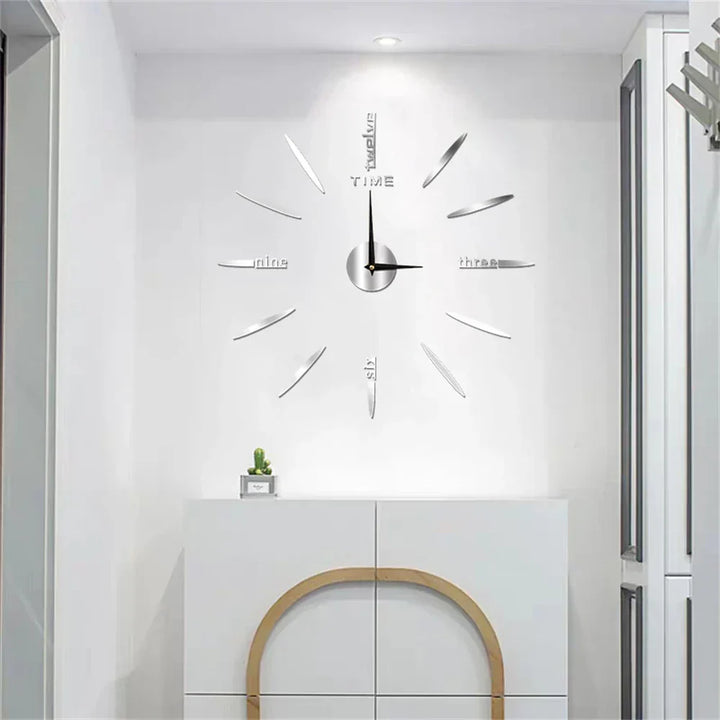 New large unique style acrylic wall clock