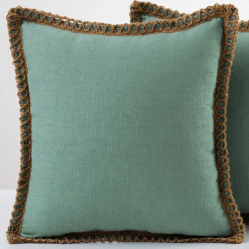 colourful pillowcases in French style