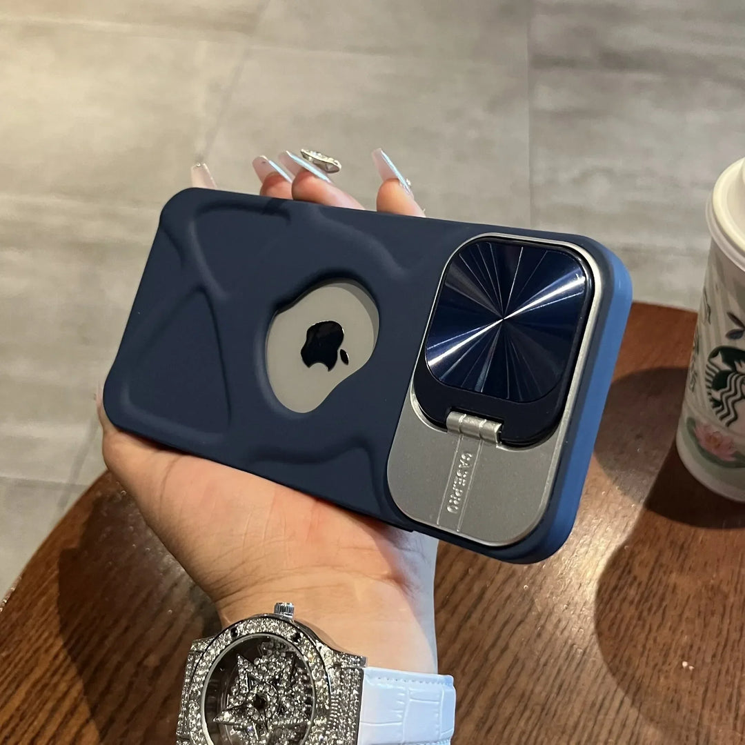 Magsafe Silicone Lens Flip IPhone Case