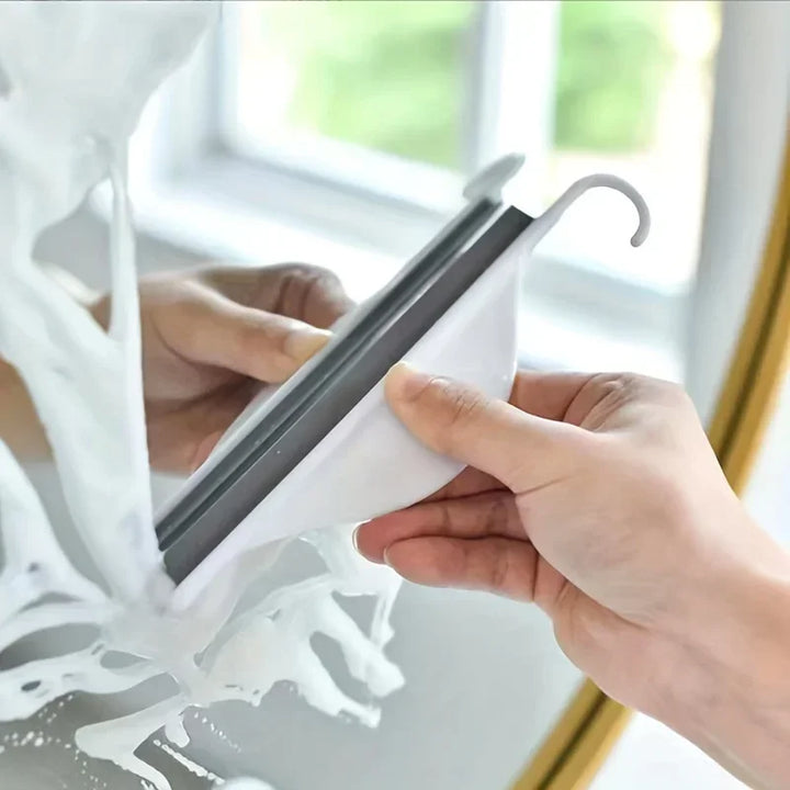 Silionyx Mini Shower Squeegee | Handy Glass Wiper | Silicone Blade for Mirrors, Tiles &amp; Windows