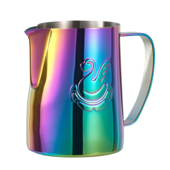 600ml stainless steel coffee pot milk frother cup cream maker espresso latte art tool elegant swan