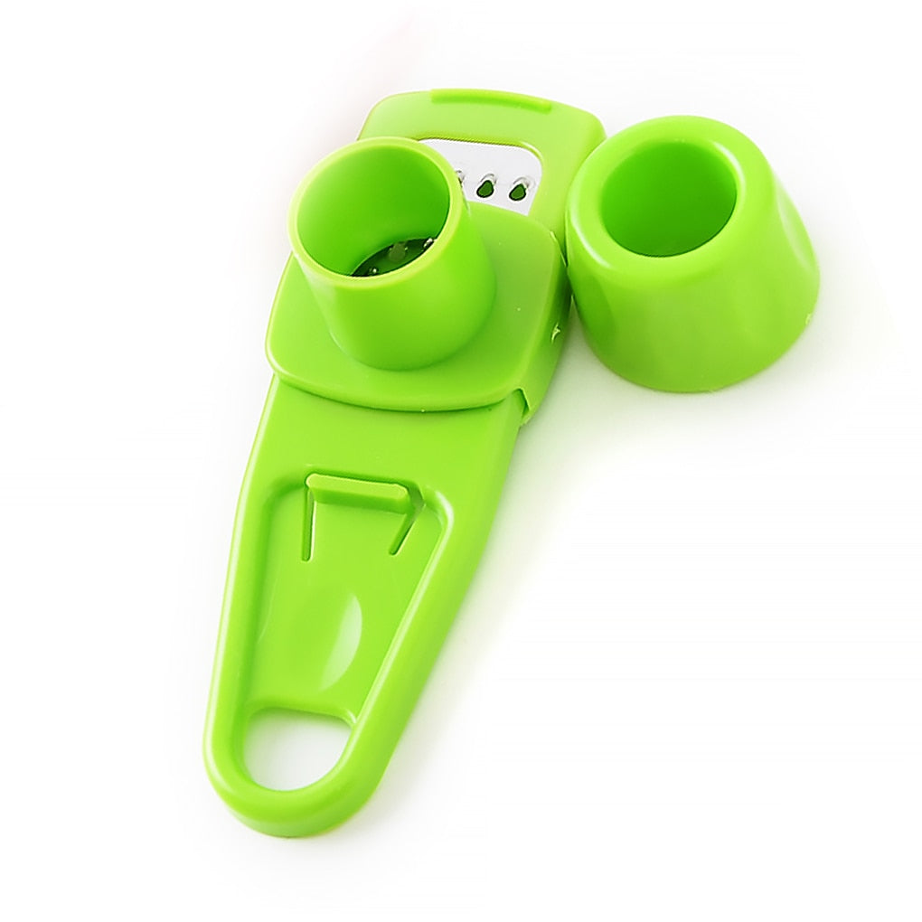 Stainless Steel Garlic Press Chopper: Premium Hand Mill &amp; Masher for Easy Garlic Preparation in the Kitchen