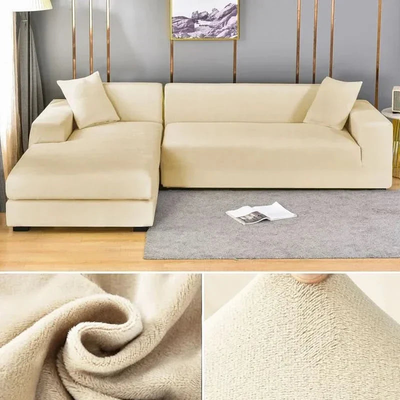 PlushFit - High-Quality Sofa Covers Made of Stretch Velvet