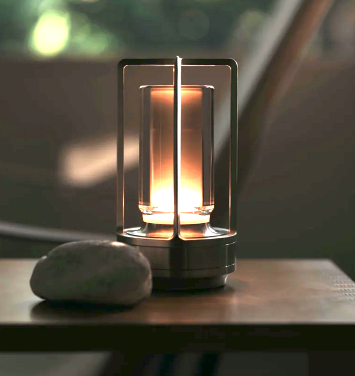– Portable Wireless LED Lantern with Charging Station
