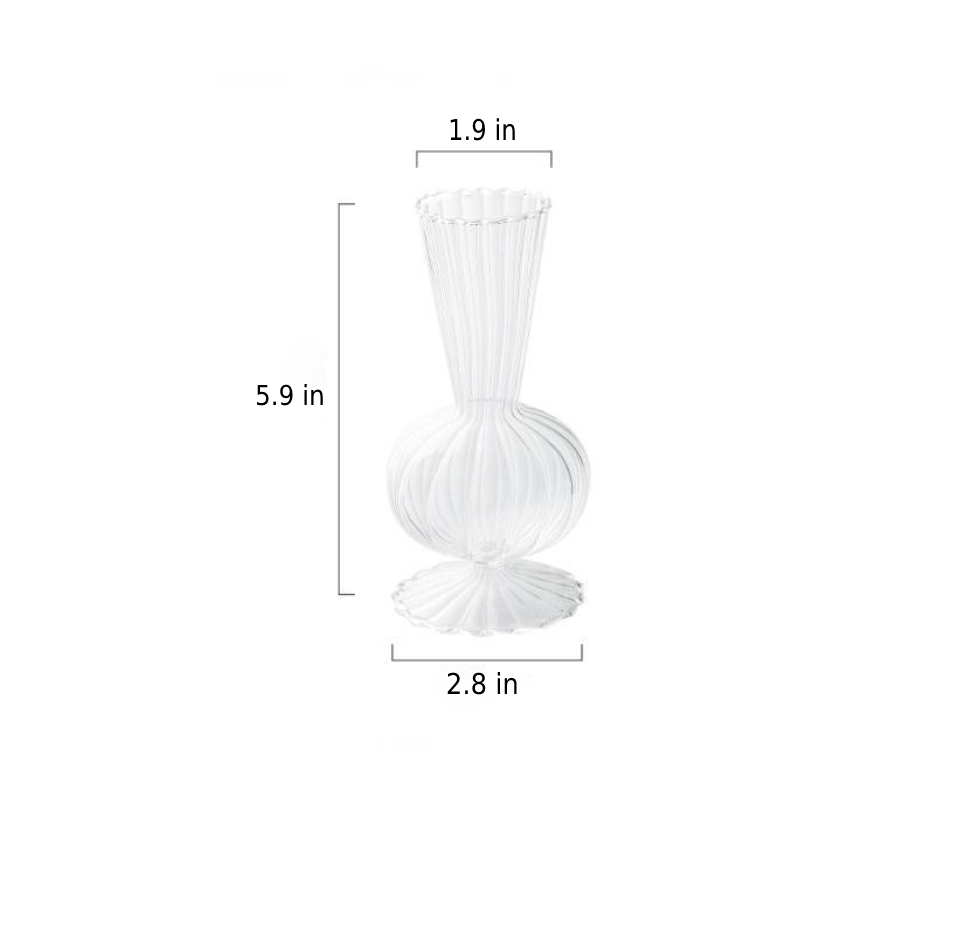 Petal-Textured-Glass Accents &amp; Vases