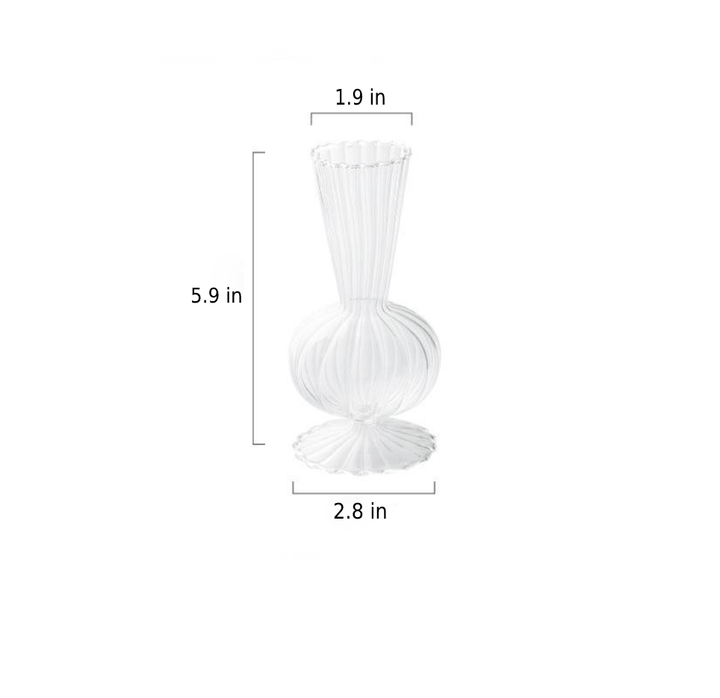 Petal-Textured-Glass Accents &amp; Vases