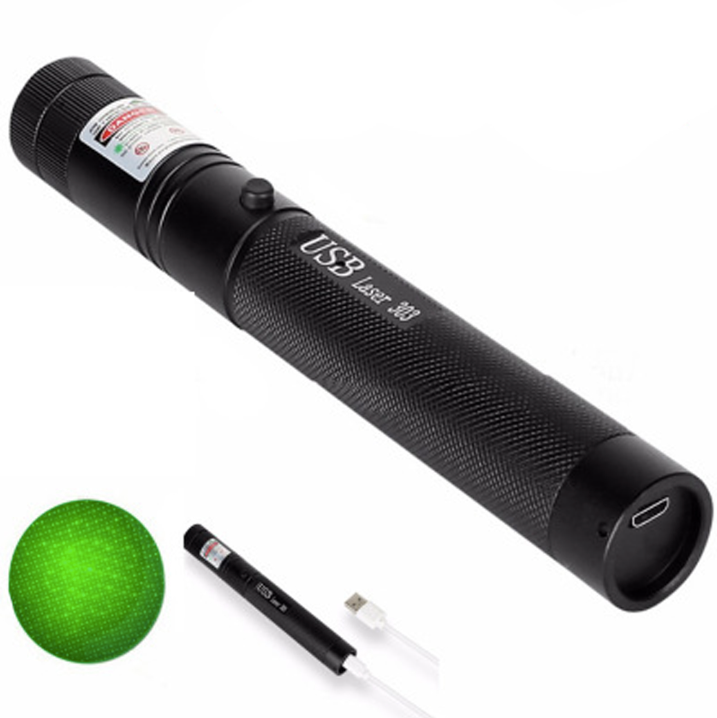 Zelara-Power Laser Pointer 303 - Rechargeable visible USB laser pointer with high power