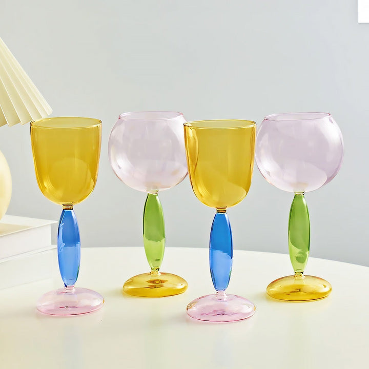Borosilicate 3-colour Glassware - Wine Glass