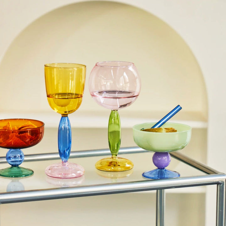 Borosilicate 3-colour Glassware - Wine Glass