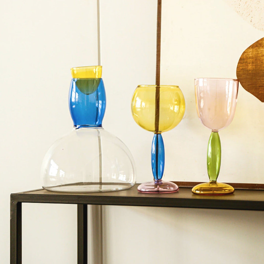 Borosilicate 3-colour Glassware - Wine Glass