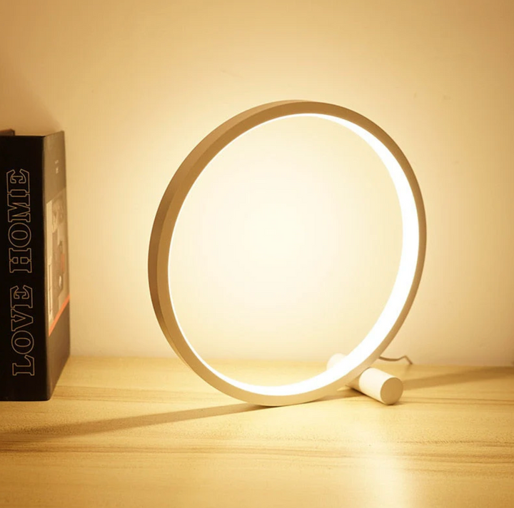 Minimalistic table lamp with touch and dimming function