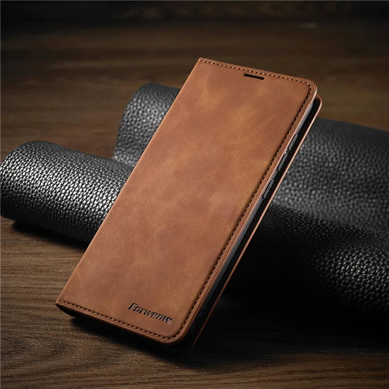 iPhone Case: Magnetic Leather Bag for Stylish Protection