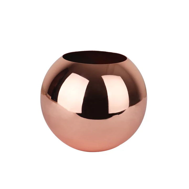 Stainless Steel Vase in Nordic Style Desktop Flower Pot BeFlower Pots Gold Black Rose Gold Classic Home Decoration