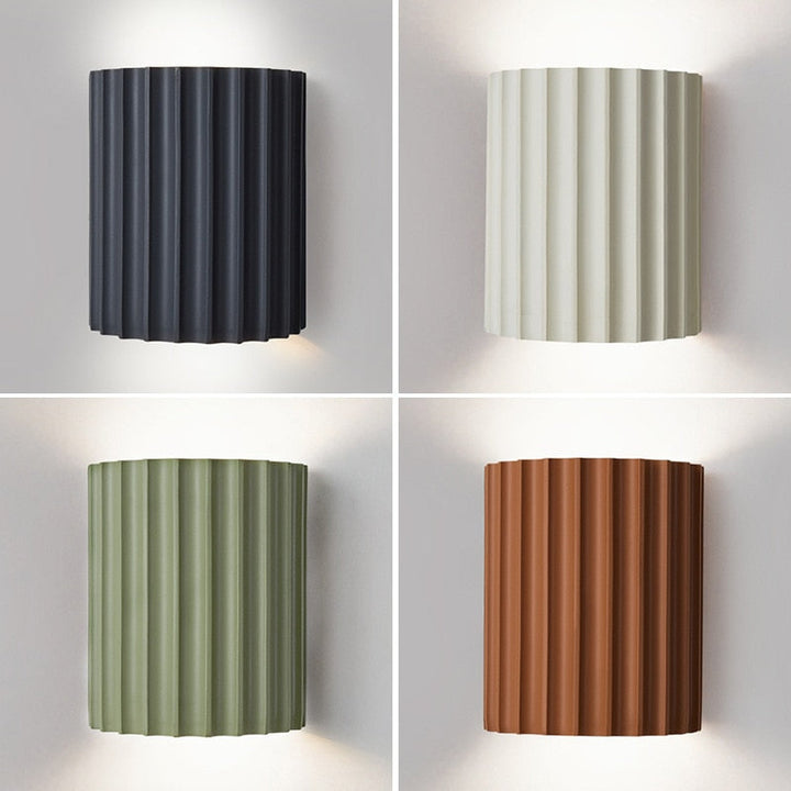 Folding colour Resin LED Wall Light Lamp