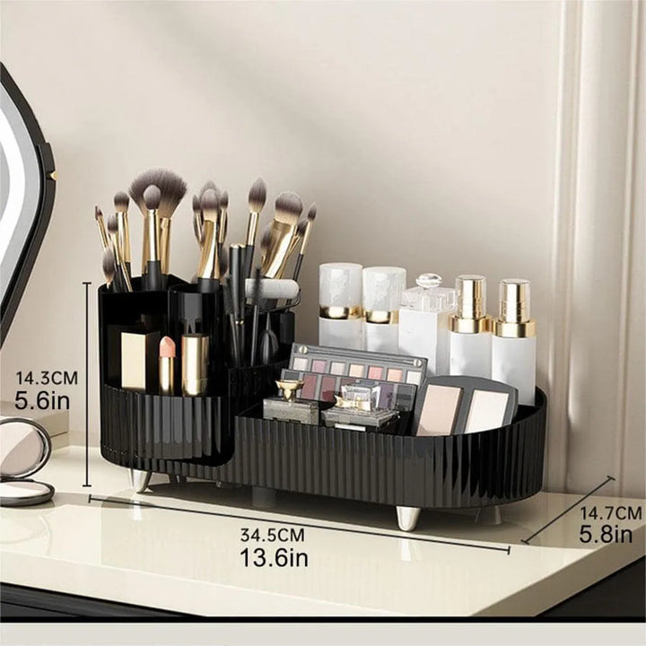 Eleganza – Luxury Beauty Organizer with Slim Rotating Design