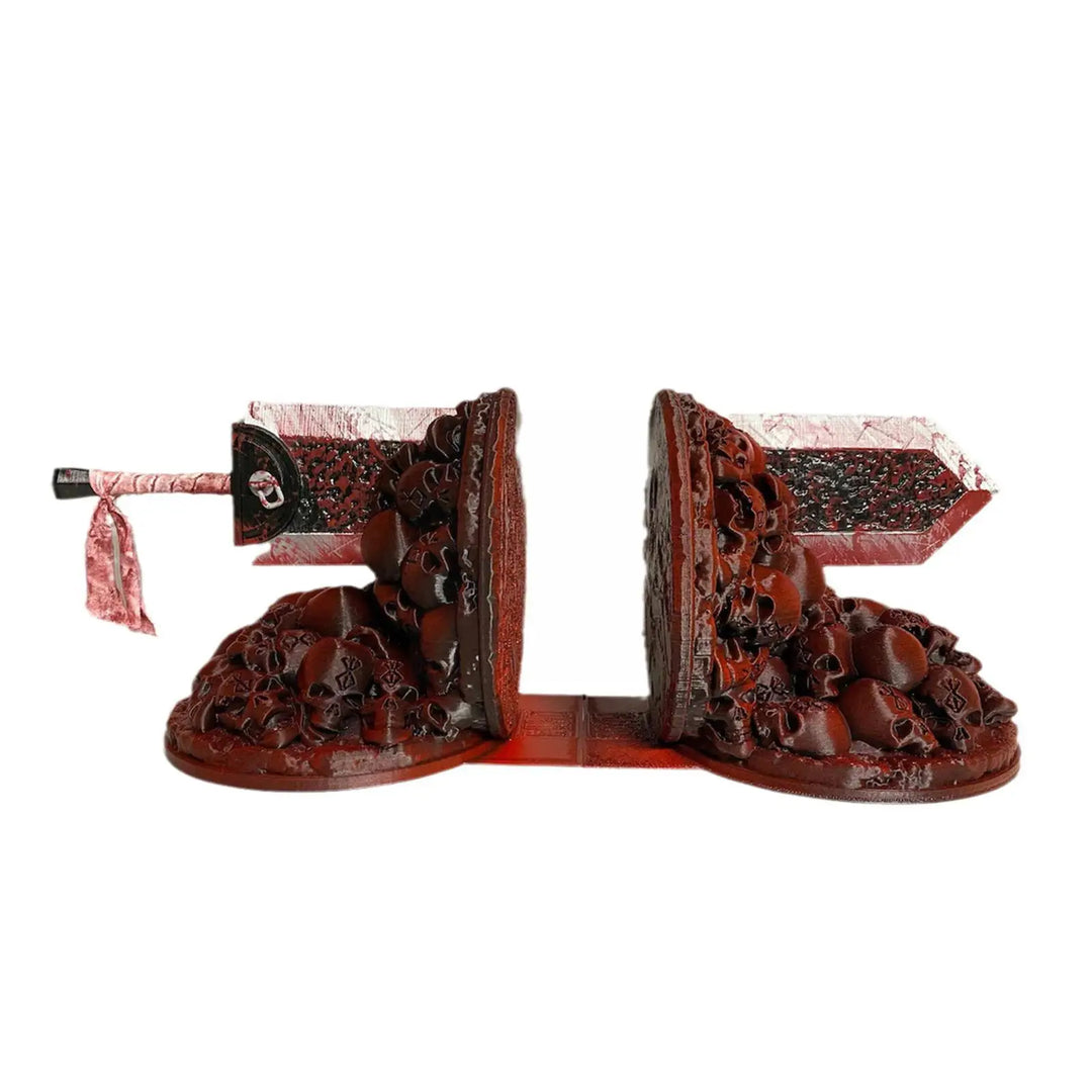 Berserk Bookends Furious Bookends Dragon Hunter Resin Craft Study Art Decorative Ornament Home Desk Bookshelf T4z7
