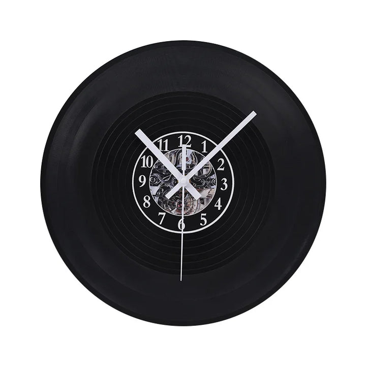 Musical Vinyl Record Wall Clock