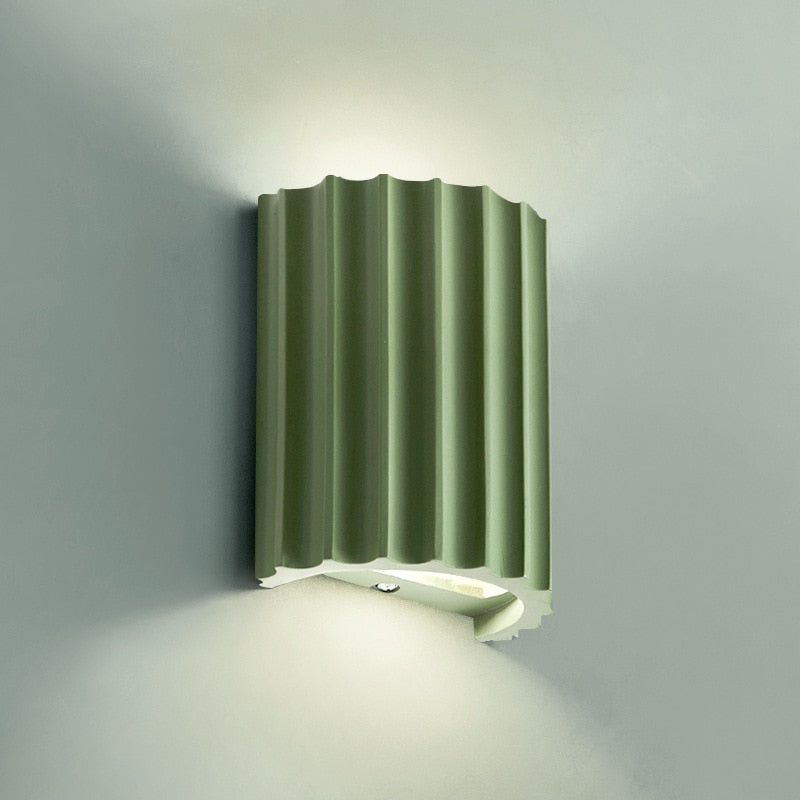 Folding colour Resin LED Wall Light Lamp